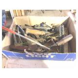 Box lot of tools from the work bench