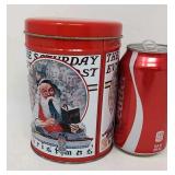 Saturday Evening Post Christmas tin