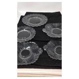 Cambridge elegant glass Caprice pattern salad,