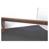 Wall shelf, wood, approximately 32" long, 7"