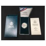 1991 Korean War Memorial Coin. 90% Silver proof.