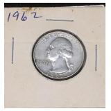 1962-D Washington quarter