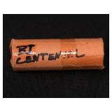 Roll of Bicentennial quarters,