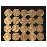 20 2000-P Sacagawea dollars