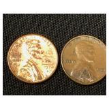 2 Novelty Lincoln cents.