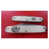 2 Colt advertising knives