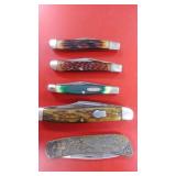 5 Remington pocket knives