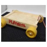 Playskool wagon.