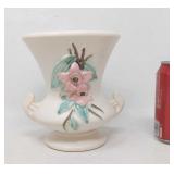 McCoy pottery trophy vase, Blossomtime pattern,