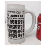 Beer mug, ceramic, depiction of The Cincinnati