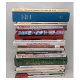 22 books for decorating, quilting, crafting, etc.