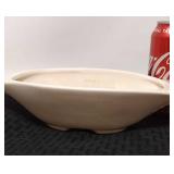 American Bisque console bowl. Approx 11" long.