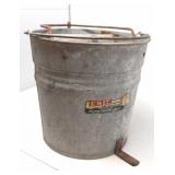 Erie automatic mop wringer galvanized bucket.