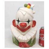 McCoy pottery clown cookie jar. 1940