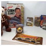 Assorted NASCAR driver Dale Garrett collectibles,