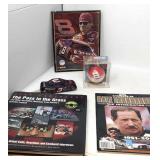 NASCAR Dale Earnhardt and Jr collectibles.