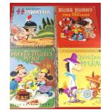 4 Little Golden Books 1953 Hiawatha,