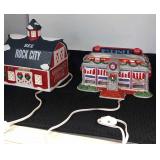 3 Coca-Cola Town Square Collection lighted