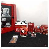 Coca-Cola collectibles.