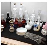 Avon collectibles. Cruets, candle holders,