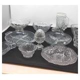 Assorted glassware. One piece is broken, see