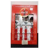 Coca-Cola 16-piece set of flatware.