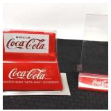 Coca-Cola collectibles. Small neon sign