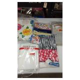 Tablecloths, napkins,