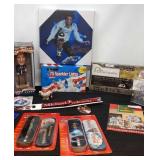 Assorted collectibles. Michael Jackson, George