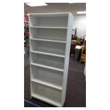 Wooden adjustable 7 shelves case. Approximately