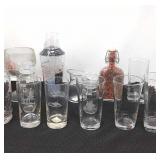 Assorted glassware. 13 pieces.