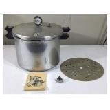 Large Presto Cooker/Canner with Book,