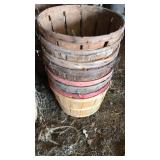 Eight bushel baskets