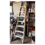 8 Foot fiberglass stepladder