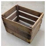 Antique wooden crate,