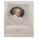 8x12 Lithograph of Martha Washington from 1929.