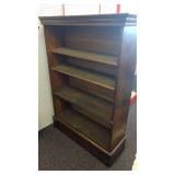 Wooden book case. Approximately 14"x40"x55".