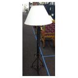 Wrought iron Floor lamp. Working when tested.
