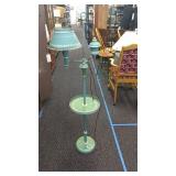 Vintage floor lamp. Metal base.