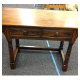 Beautiful vintage wooden library style table.