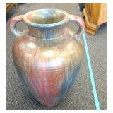 Large ceramic vase. Approximately 26" tall.