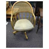 Drexel Heritage Furnishings rolling chair.