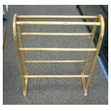 Oak quilt rack. Approximately 12'x24'x29'.