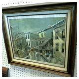 Framed Robert Fabe 'After the Rain'.