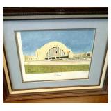 Framed Gary Akers ' Union Terminal'.