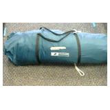 Greatland outdoor 4 room tent in carrying bag.