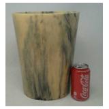 Acrylic waste can for bathroom. Approximately 12'