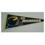 Michigan University pennant.