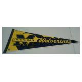 Michigan Wolverines pennant.