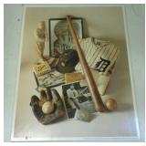 11x14 estate of Ty Cobb ready to frame.